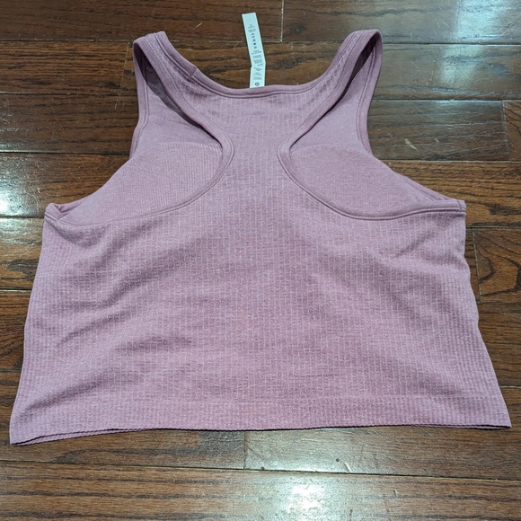 NWOT Lululemon Ebb to Street Cropped Racerback Tank Top - Velvet Dust - Picture 12 of 14